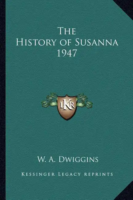 The History of Susanna 1947 - Paperback