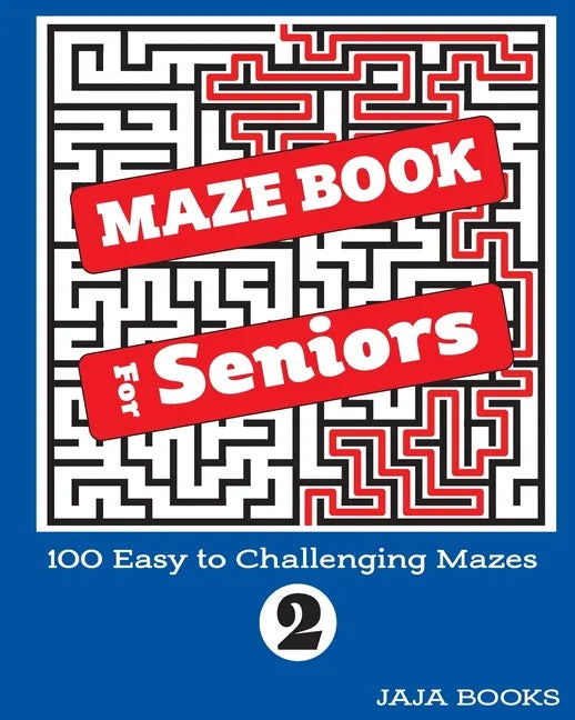 MAZE BOOK For Seniors - Paperback