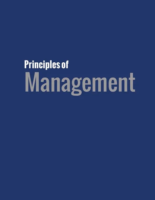 Principles of Management - Paperback