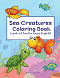Sea Creatures Coloring Book - Paperback