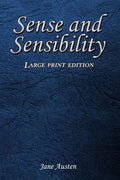 Sense and Sensibility: Large Print Edition - Paperback