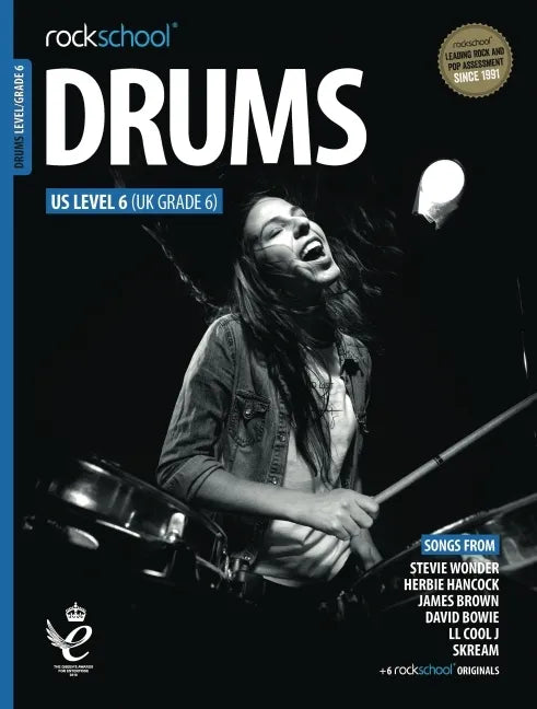 Rockschool Drums Grade 6 2018+ Book/Online Audio - Paperback