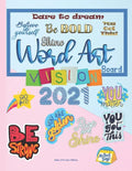 Vision Board Word Art: Over 300 Word Art Quotes to Cut and Past on Your 2021 Vision Board Vision Board Magazine 8.5x11 inch - Paperback