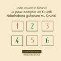 I can count in Kirundi - Je peux compter en Kirundi - Ndashobora guharura mu Kirundi - Paperback