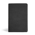 KJV Personal Size Giant Print Bible, Black Genuine Leather, Indexed - Leather