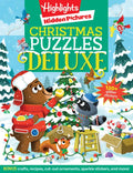 Christmas Puzzles Deluxe: Holiday-Themed Activity Book with Christmas Puzzles and Creative Crafts, Christmas Gift for Kids Ages 4-8 - Paperback
