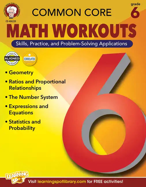 Common Core Math Workouts, Grade 6 - Paperback