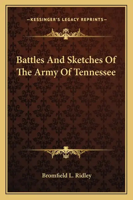 Battles and Sketches of the Army of Tennessee - Paperback