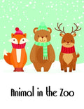 Animal in the Zoo: The Coloring Pages, design for kids, Children, Boys, Girls and Adults - Paperback