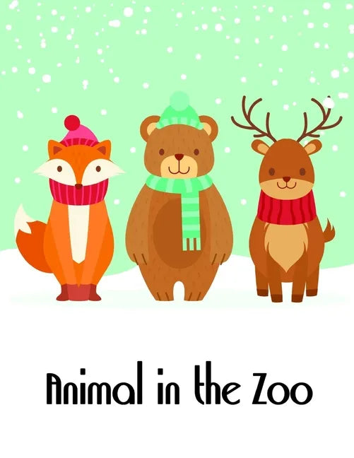 Animal in the Zoo: The Coloring Pages, design for kids, Children, Boys, Girls and Adults - Paperback