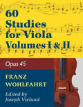 Wohlfahrt Franz 60 Studies, Op. 45: Volumes 1 & 2 - Viola solo - Paperback