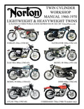 NORTON 1960-1970 LIGHTWEIGHT AND HEAVYWEIGHT "TWIN CYLINDER" WORKSHOP MANUAL 250cc TO 750cc. INCLUDING THE 1968-1970 COMMANDO - Paperback