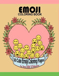 Emoji Coloring Book: 30 Cute Emoji Coloring Pages For Stress Relief & Relaxation Large 8.5" x 11" Big Book - Paperback