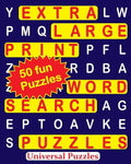 EXTRA LARGE Print WORD SEARCH Puzzles - Paperback
