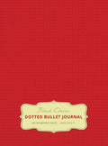 Large 8.5 x 11 Dotted Bullet Journal (Red #3) Hardcover - 245 Numbered Pages - Hardcover