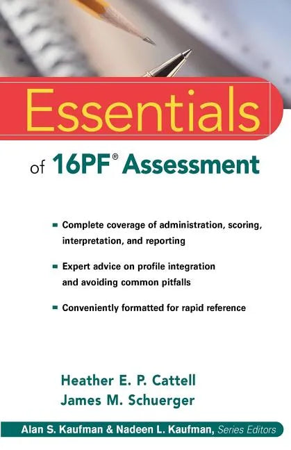 Essentials of 16PF Assessment - Paperback