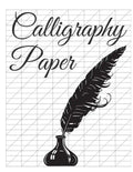 Calligraphy Paper: 150 large sheet pad, perfect calligraphy practice paper and workbook for lettering artist and lettering for beginners - Paperback