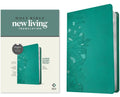 NLT Super Giant Print Bible, Filament Enabled (Leatherlike, Peony Rich Teal, Red Letter) - Imitation Leather