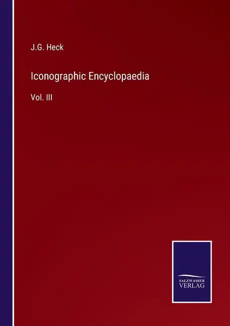Iconographic Encyclopaedia: Vol. III - Paperback