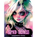 Emo Girls: Coloring Book - Paperback