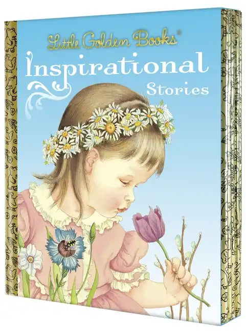 Little Golden Books: Inspirational Stories: My Little Golden Book about God; Prayers for Children; The Story of Jesus; Bibleheroes; Bible Stories of B - Boxed Set