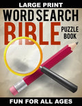 Word Search Bible Puzzle Book: 80 Large Print Puzzles, Featuring Words from Bible Chapters, Fun for Christian Puzzle Enthusiasts Young and Old - Paperback