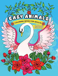 Easy Animals Coloring Book for Adults 2019: Easy and Beautiful Animals Coloring Pages for Adults - Paperback