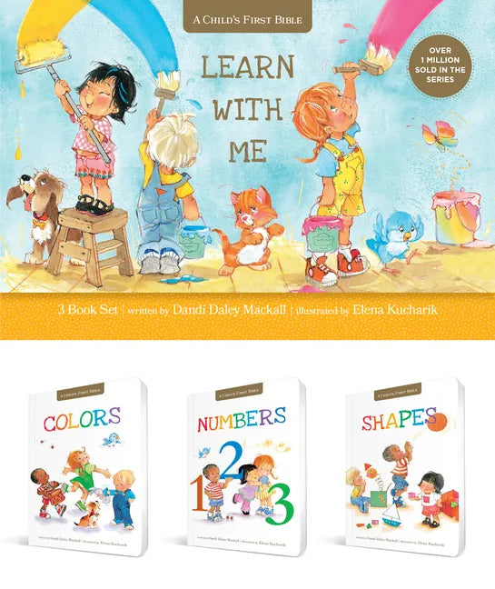 A Child's First Bible Learn with Me Set with Carrying Case - Board Book