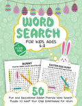Word Search for Kids Ages 6-8: 50 Fun and Educational Easter Themed Word Search Puzzles To Keep Your Child Entertained For Hours (Large Print Activity - Paperback