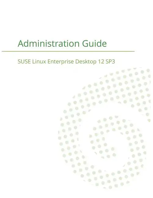 SUSE Linux Enterprise Server 12 - Administration Guide - Paperback