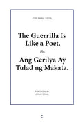 The Guerrilla Is Like a Poet - Paperback