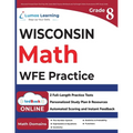 Wisconsin Forward Exam Test Prep: 8th Grade Math Practice Workbook and Full-length Online Assessments: WFE Study Guide - Paperback
