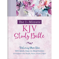 The 1-Minute KJV Study Bible (Lavender Petals): Featuring Nearly 900 Quick, Easy-To-Read Entries on Scripture's Key People, Places, Events, and More - Hardcover
