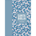 Biblia Rvr 1960 Compacta Símil Piel Flores Azul Claro (Bible Rvr 1960 Compact Size Leatherlike Light Blue Flowers (Spanish Edition) - Leather