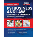 2023 New Jersey PSI Business and Law Contractor Exam Prep: 2023 Study Review & Practice Exams - Paperback