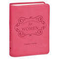 One-Minute Devotions for Women Pink Faux Leather - Leather