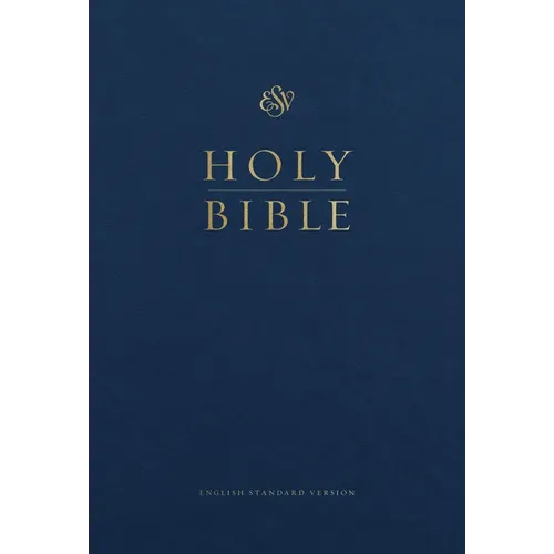 ESV Pew and Worship Bible, Large Print (Blue) - Hardcover