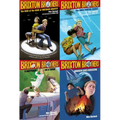 Brixton Brothers Mysterious Case of Cases Collected Set: The Case of the Case of Mistaken Identity; The Ghostwriter Secret; It Happened on a Train; Da - Boxed Set