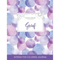 Adult Coloring Journal: Grief (Butterfly Illustrations, Purple Bubbles) - Paperback