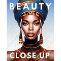 Beauty Close Up: Vol. 2 - A Grayscale Coloring Book of Afrocentric Women - Paperback