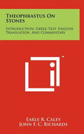 Theophrastus On Stones: Introduction, Greek Text, English Translation, And Commentary - Hardcover
