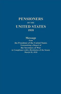 Pensioners of the United States, 1818 - Paperback