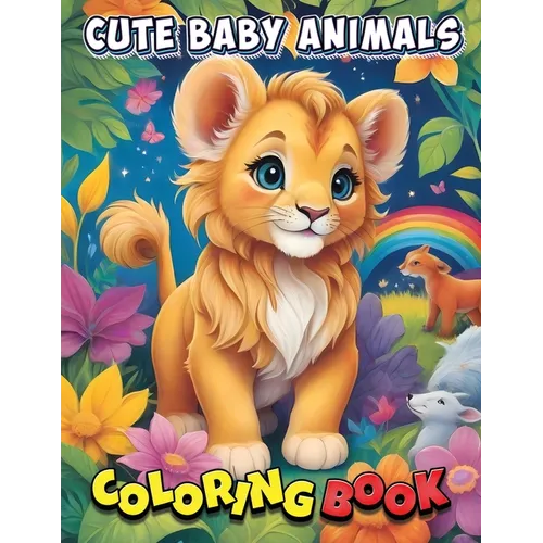 Cute Baby Animals Coloring Book: Creative Playtime Magic: Educational Fun with Cute Baby Animals Coloring Adventure! - Paperback