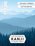 JLPT N4 and N5 Kanji Flash Cards: Learn Japanese Kanji with Cut-out Flash Cards - Paperback