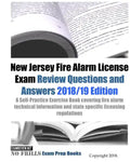 New Jersey Fire Alarm License Exam Review Questions and Answers: A Self-Practice Exercise Book covering fire alarm technical information and state spe - Paperback