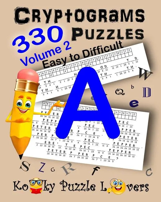 Cryptograms, Volume 2: 330 Puzzles - Paperback