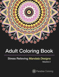 Adult Coloring Books: A Coloring Book for Adults Featuring Stress Relieving Mandalas - Paperback