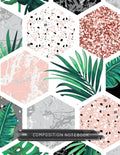 Composition Notebook: (8.5x11) Wide Ruled Lined Paper Journal (Octagon Pattern) (Notebook for Kids, Teens, Students, Adults) Back to School - Paperback