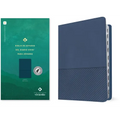 Biblia de Estudio del Diario Vivir Para Jóvenes Ntv Con Filament (Sentipiel, Azul Oscuro, Índice, Letra Roja) - Imitation Leather