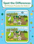 Spot the Differences - 50 Picture Puzzles for Kids 2 - Paperback